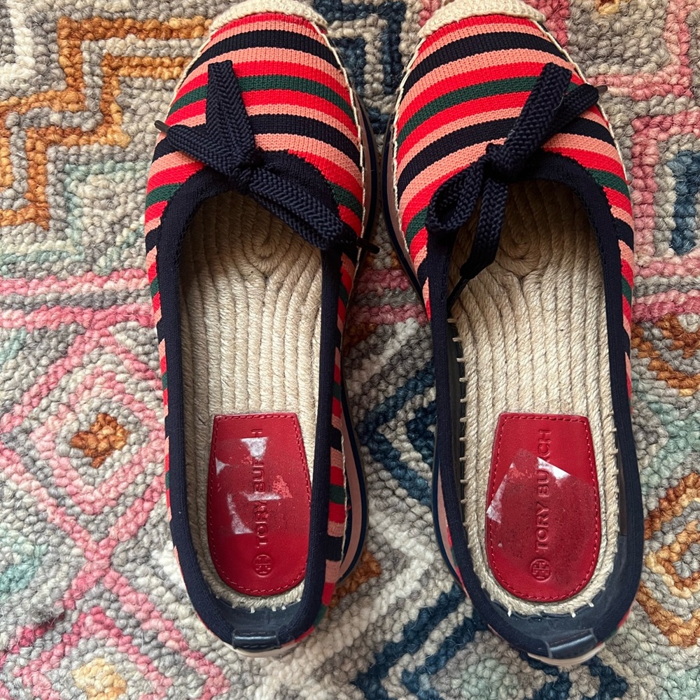 Tory Burch Espadrilles worn 1x size 8 - Picture 2 of 3